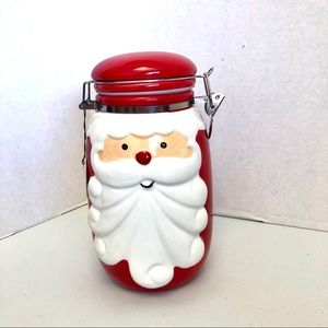 Boston Warehouse Santa Ceramic Cookie Jar